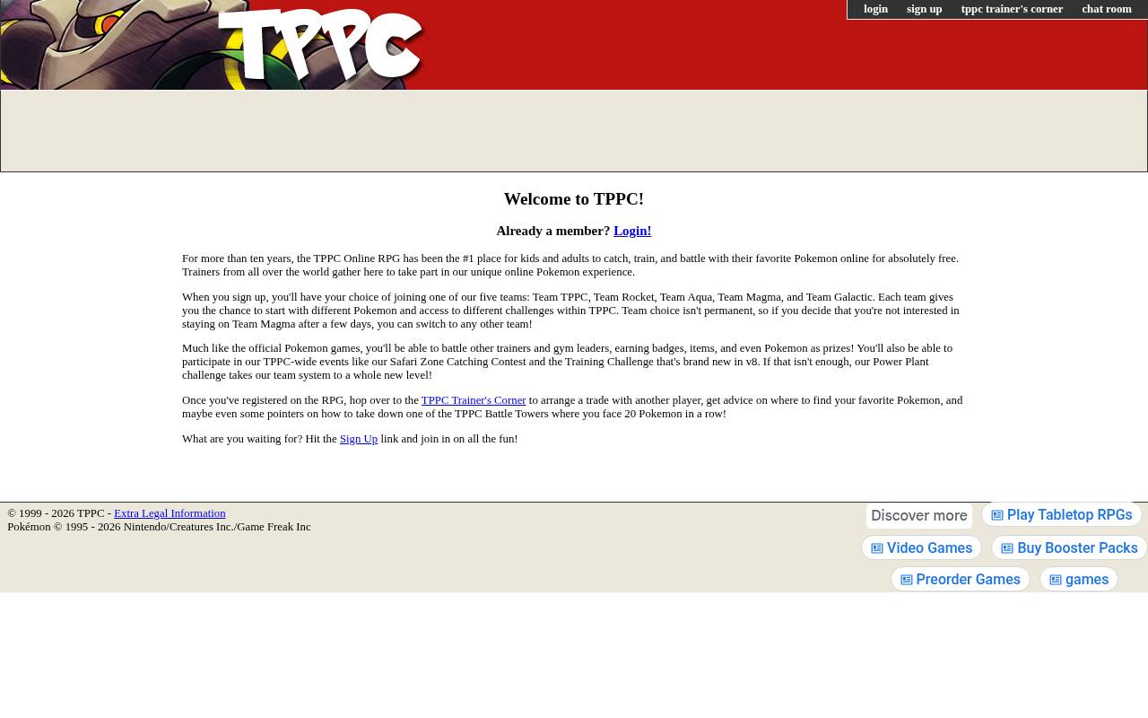 Tampilan situs TPPC